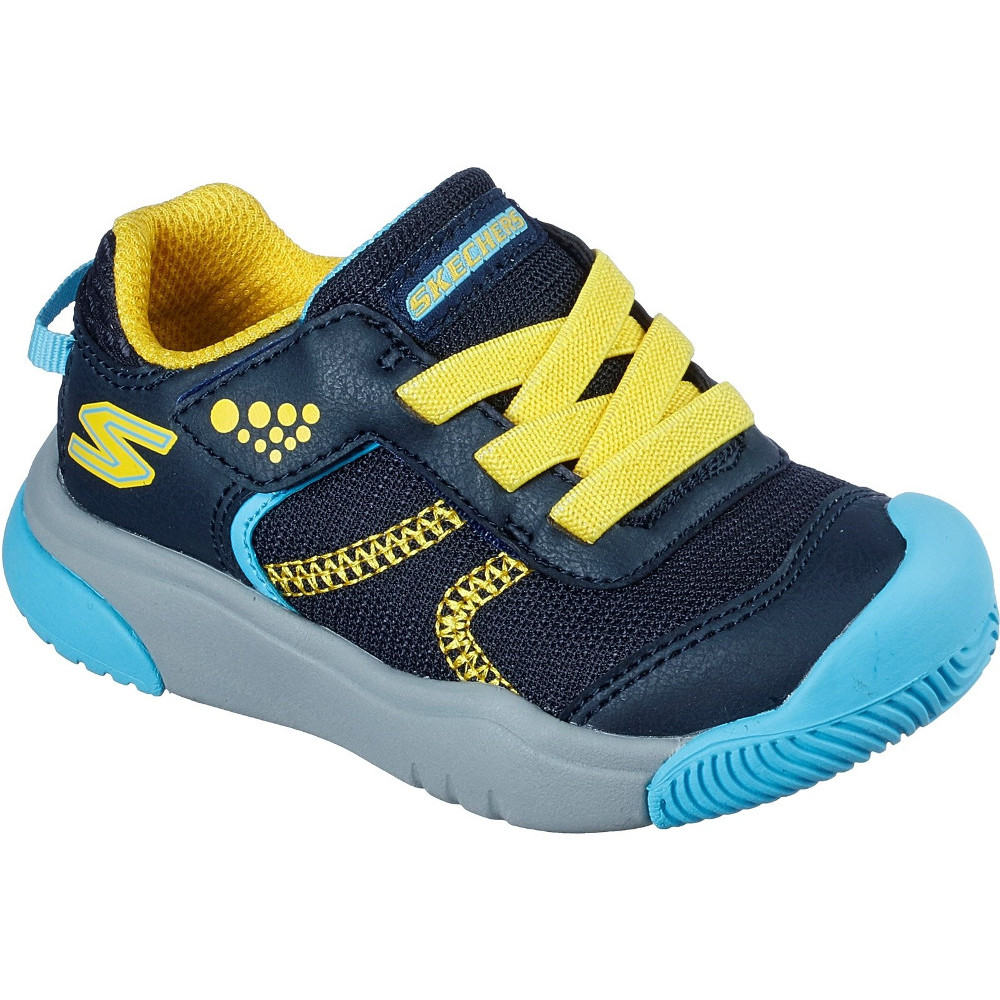 Skechers Boys Mighty Toes Lil Tread Lightweight Trainers UK Size 6 (EU 23)