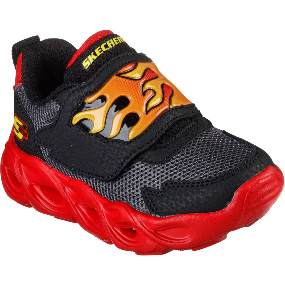 Skechers Boys Thermo Flash Flame Flow Trainers Outdoor Look