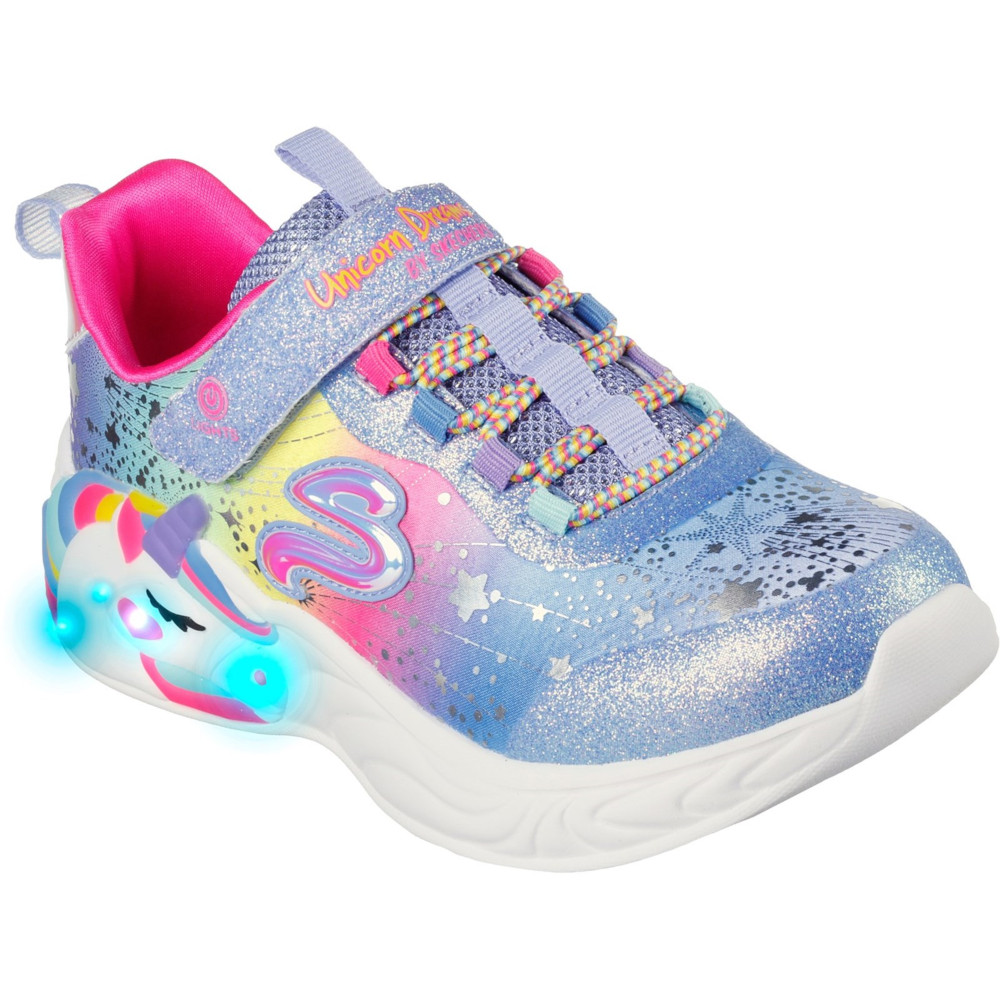 Skechers Girls S-Lights Unicorn Dreams Trainers UK Size 3 (EU 36)