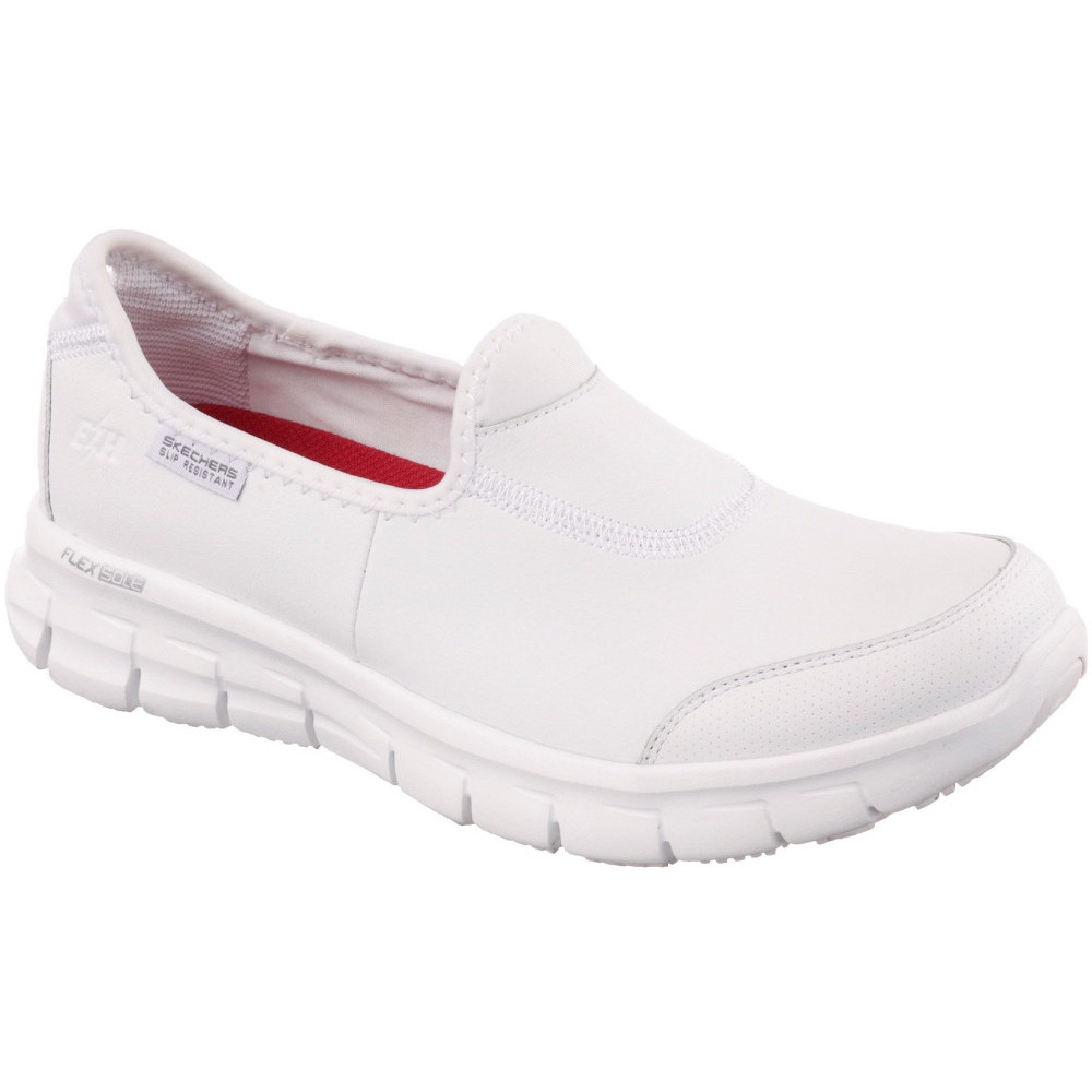Skechers Womens/Ladies Sure Track Slip Resistant Slip on Work Safety Shoes UK Size 2 (EU 35)