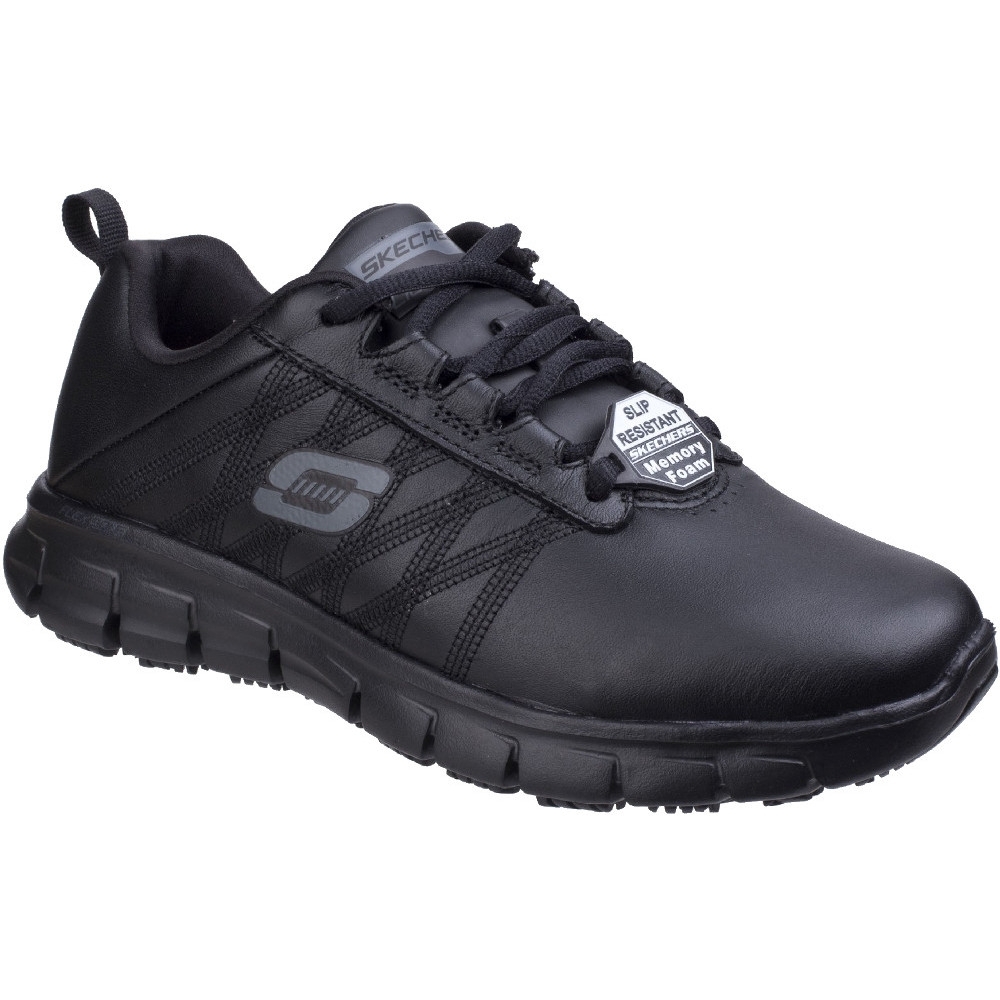 Skechers Womens/Ladies Sure Track Erath Slip Resistant Leather Shoes UK Size 3 (EU 36, US 6)