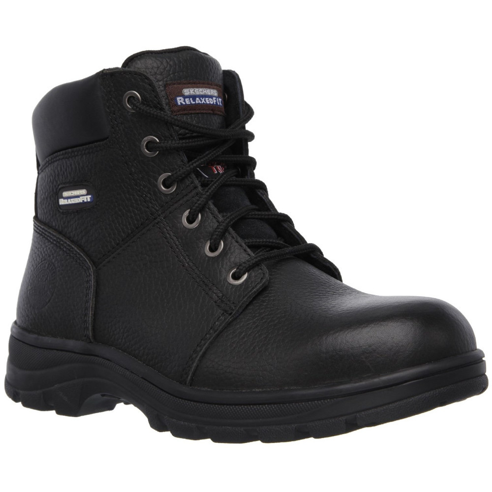 Skechers Mens Workshire Relaxed Fit Laced Safety Ankle Boots UK Size 13 (EU 48.5)