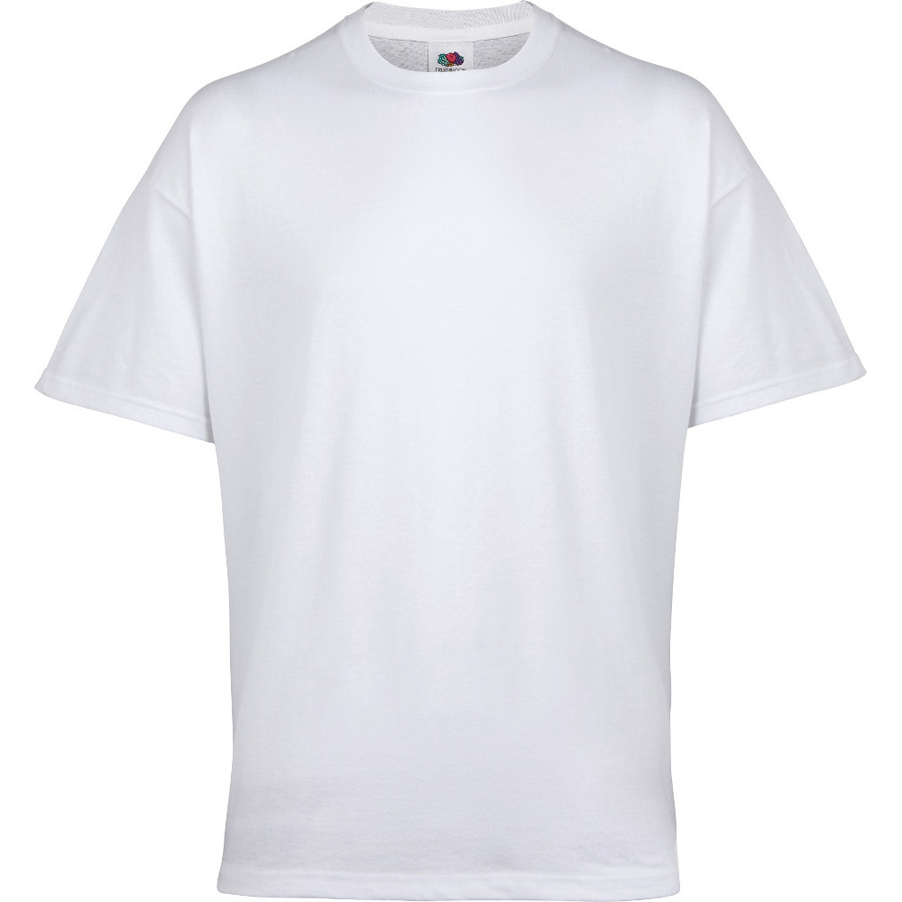 Fruit Of The Loom Mens Belcoro Yarn Rib Crew Neck Underwear T-Shirt S - Chest 35-37’ (89-94cm)