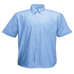 Product image of Fruit Of The Loom Mens Short Sleeve Oxford Shirt