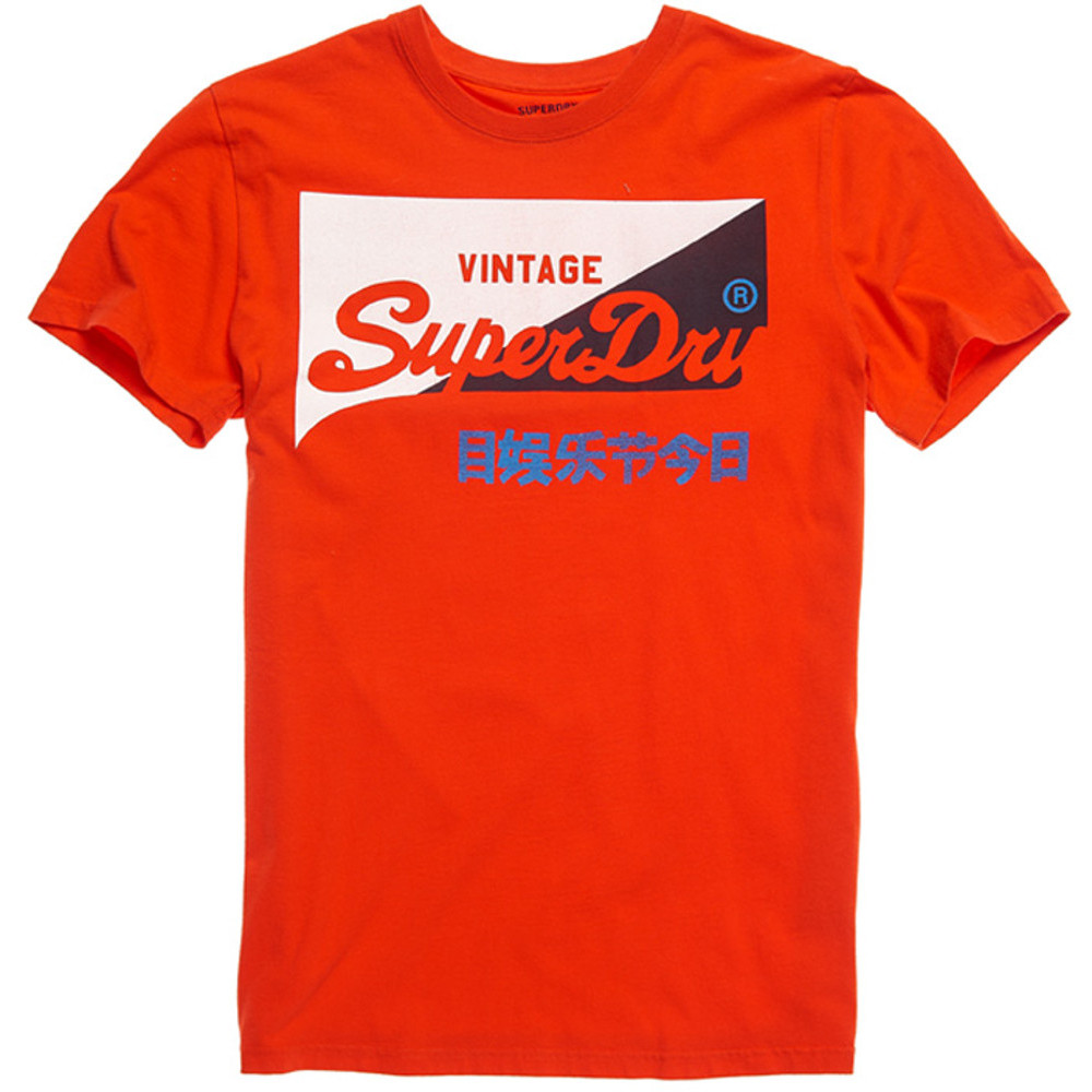 Superdry Mens Vintage Logo Organic Cotton Primary T Shirt Small- Chest 36' (91cm)