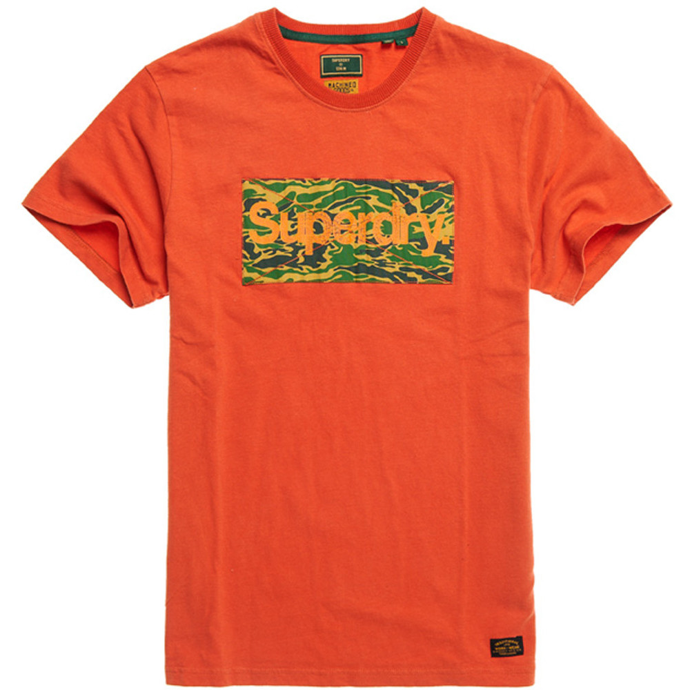 Superdry Mens Classic Logo Slim Fit Crew Neck Canvas T Shirt Small- Chest 36' (91cm)