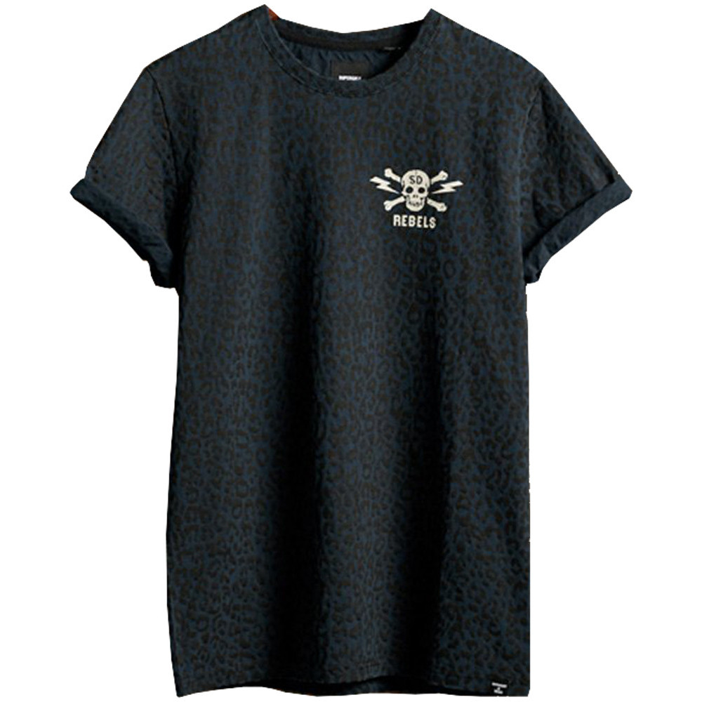 Superdry Mens Lower East Side Slim Fit Crew Neck T Shirt Medium- Chest 38' (97cm)