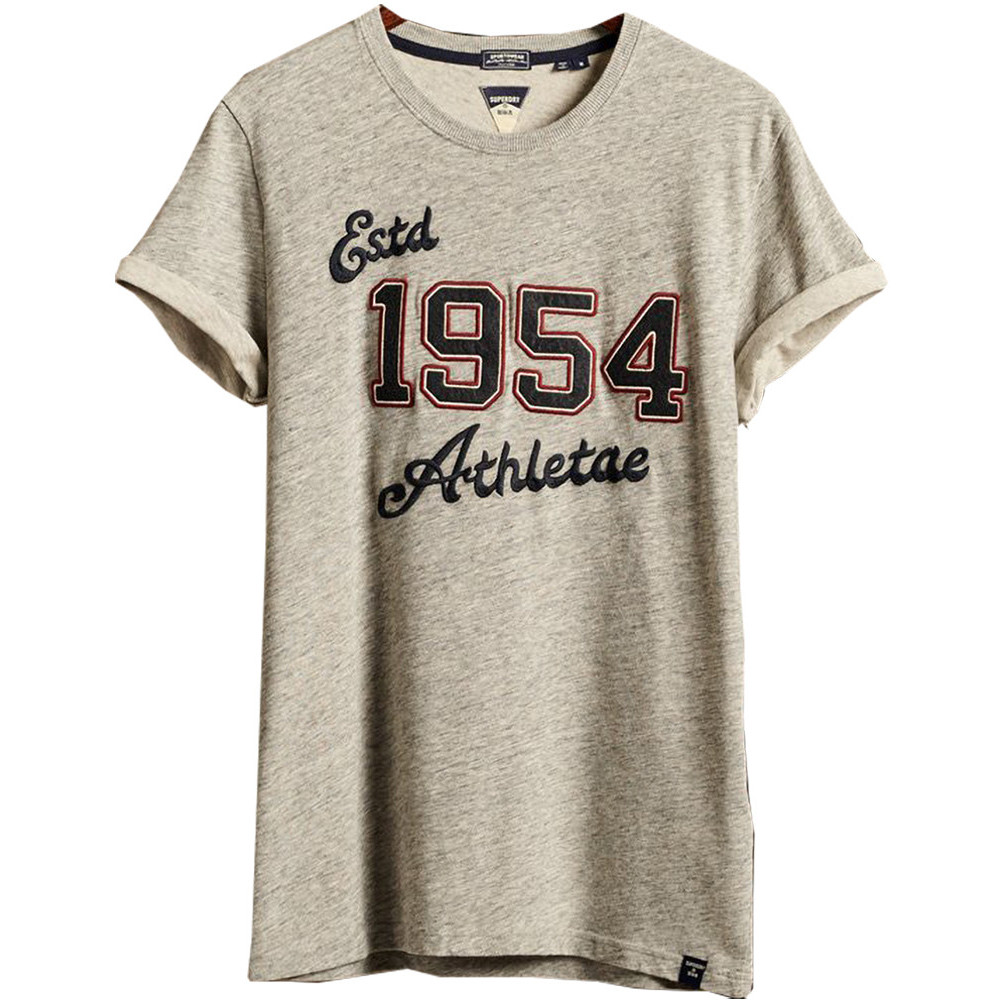Superdry Mens Vintage Applique Crew Neck Logo T Shirt Small- Chest 36' (91cm)
