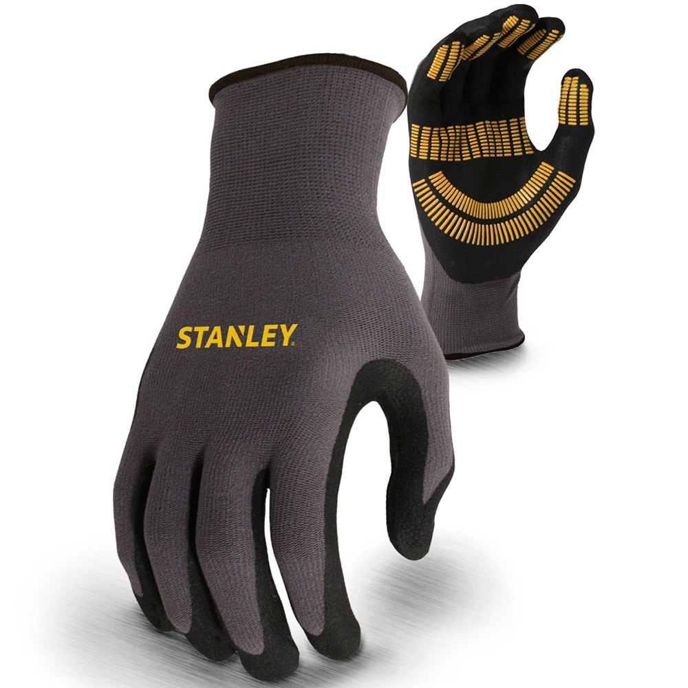 Product image of Stanley Mens Razor Thread Breathable Work Gripper Gloves Medium