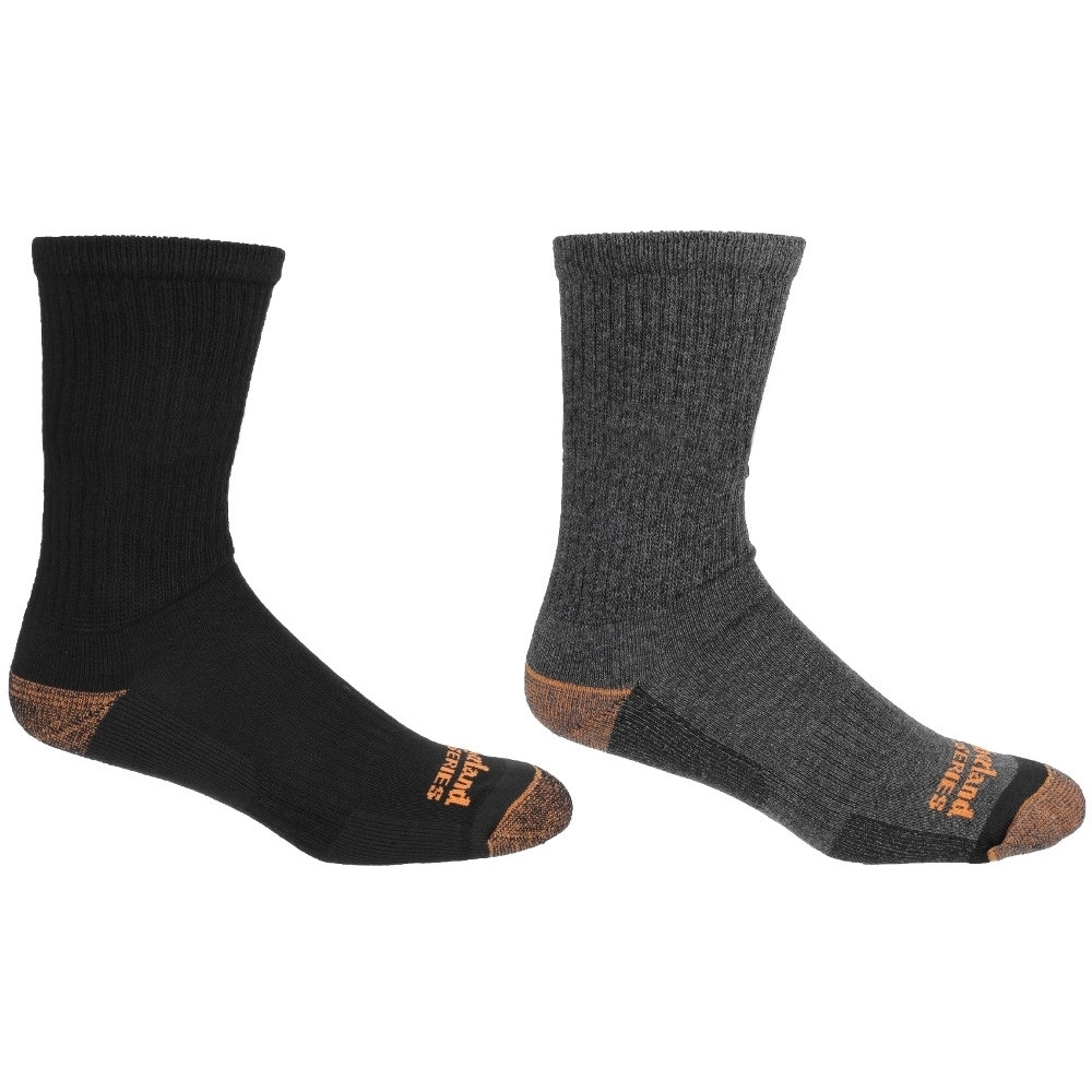Product image of Timberland Mens Crew Polyester Blend Lightweight Socks One Size