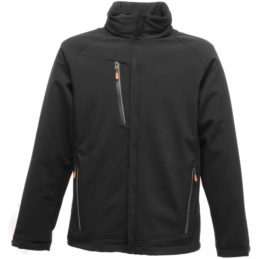Regatta Mens Apex Waterproof Breathable Softshell Jacket TRA670 Black