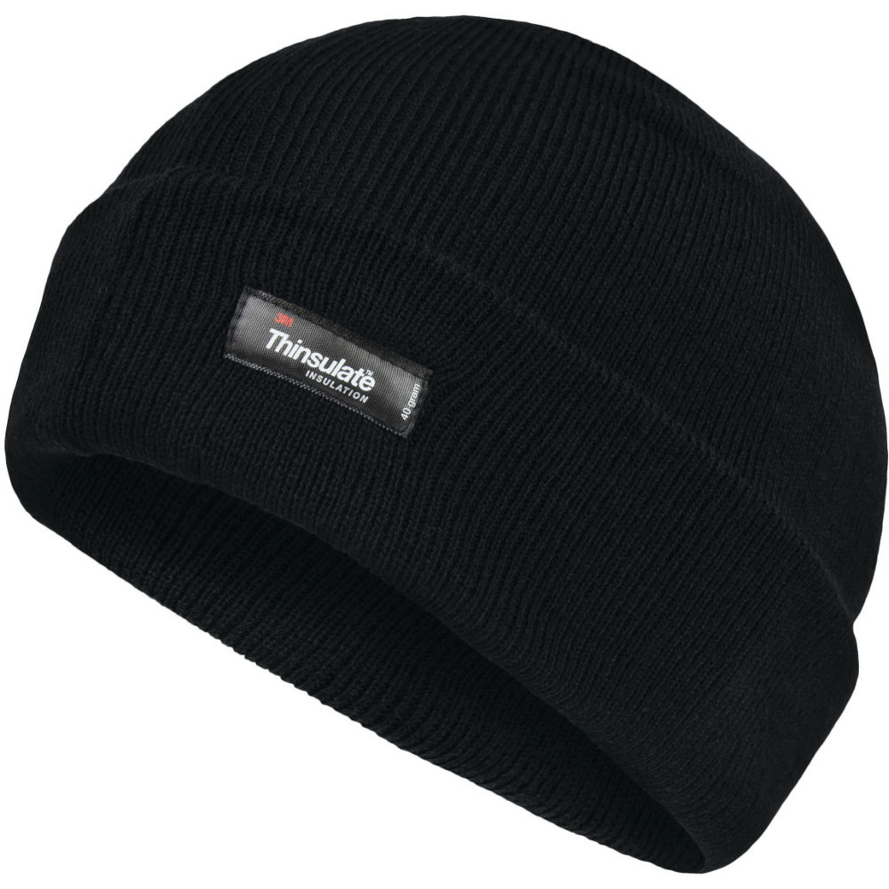 Product image of Regatta Professional Mens Thinsulate Lined Acrylic Beanie Hat One Size