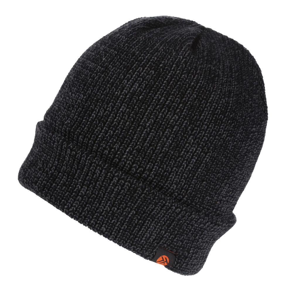 Tactical Threads Mens Fleece Lined Marl Knit Beanie One Size