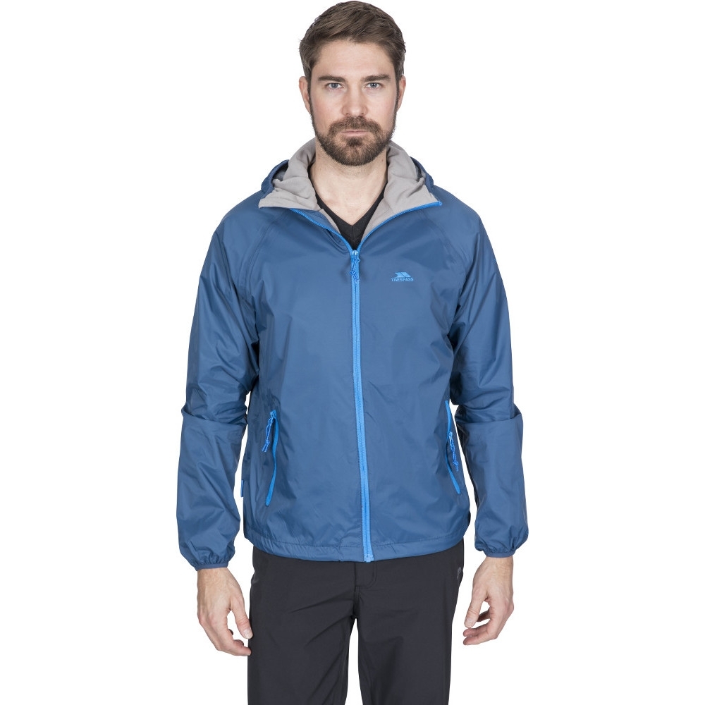Trespass Mens Rocco II Waterproof Breathable Rain Shell Jacket XS - Chest 32-34’ (83-88cm)