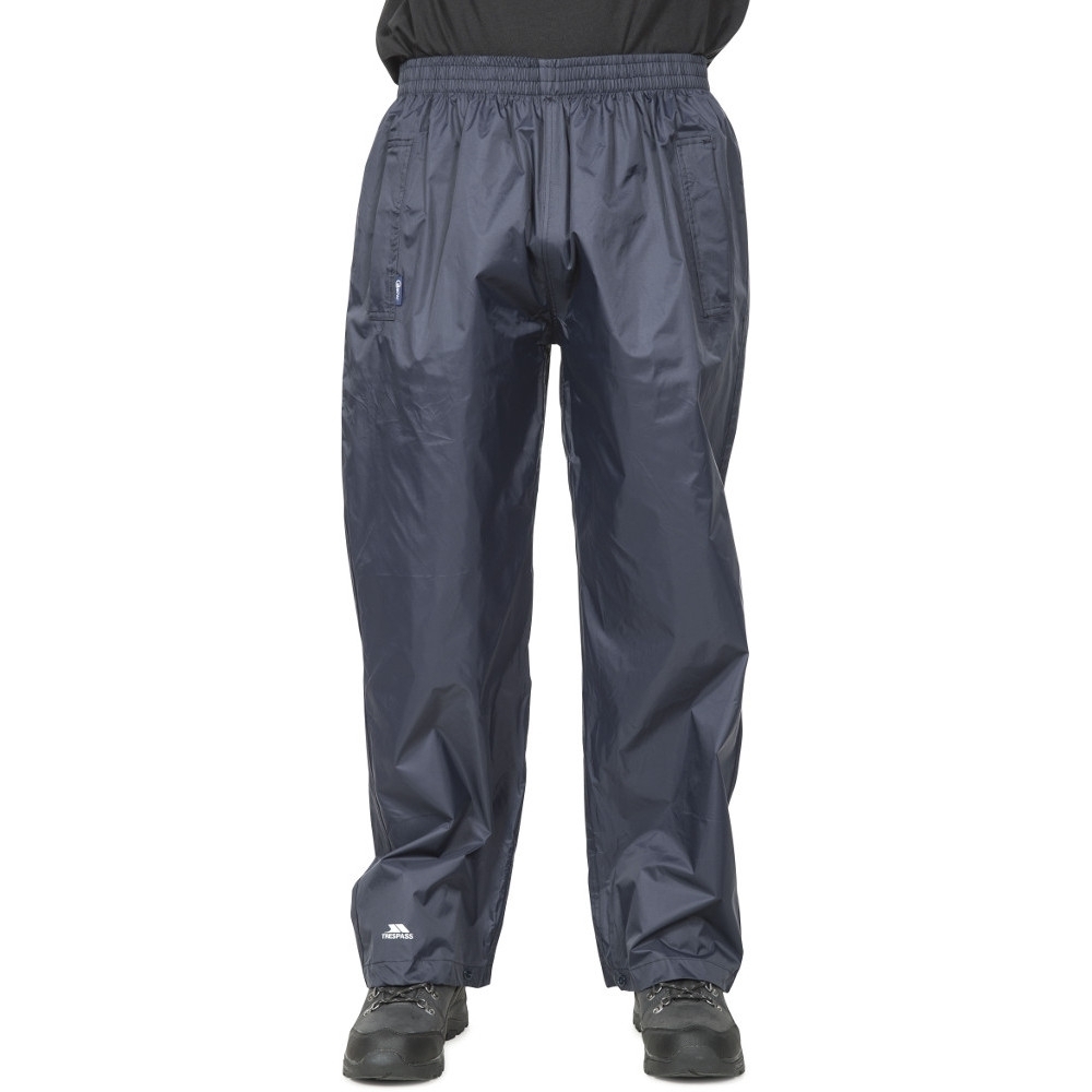 Trespass Mens & Womens/Ladies Packaway Qikpac Waterproof Trousers XXXS - Wasit 25’ (63.5cm)