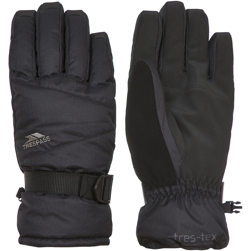 Product image of Trespass Mens Punch Waterproof Breathable Padded Shell Gloves Extra Large