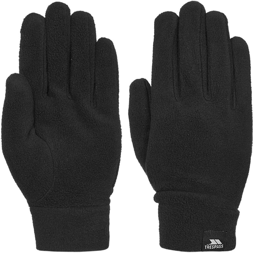 Product image of Trespass Mens Gaunt II Polyester Knitted Fitted Fleece Shell Gloves Extra Large