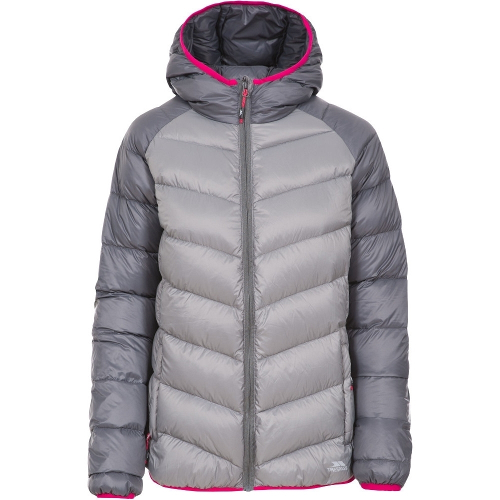Trespass Womens/Ladies Kirstin Polyamide Hooded Shell Down Jacket Coat XXS - Bust 30 (76cm)