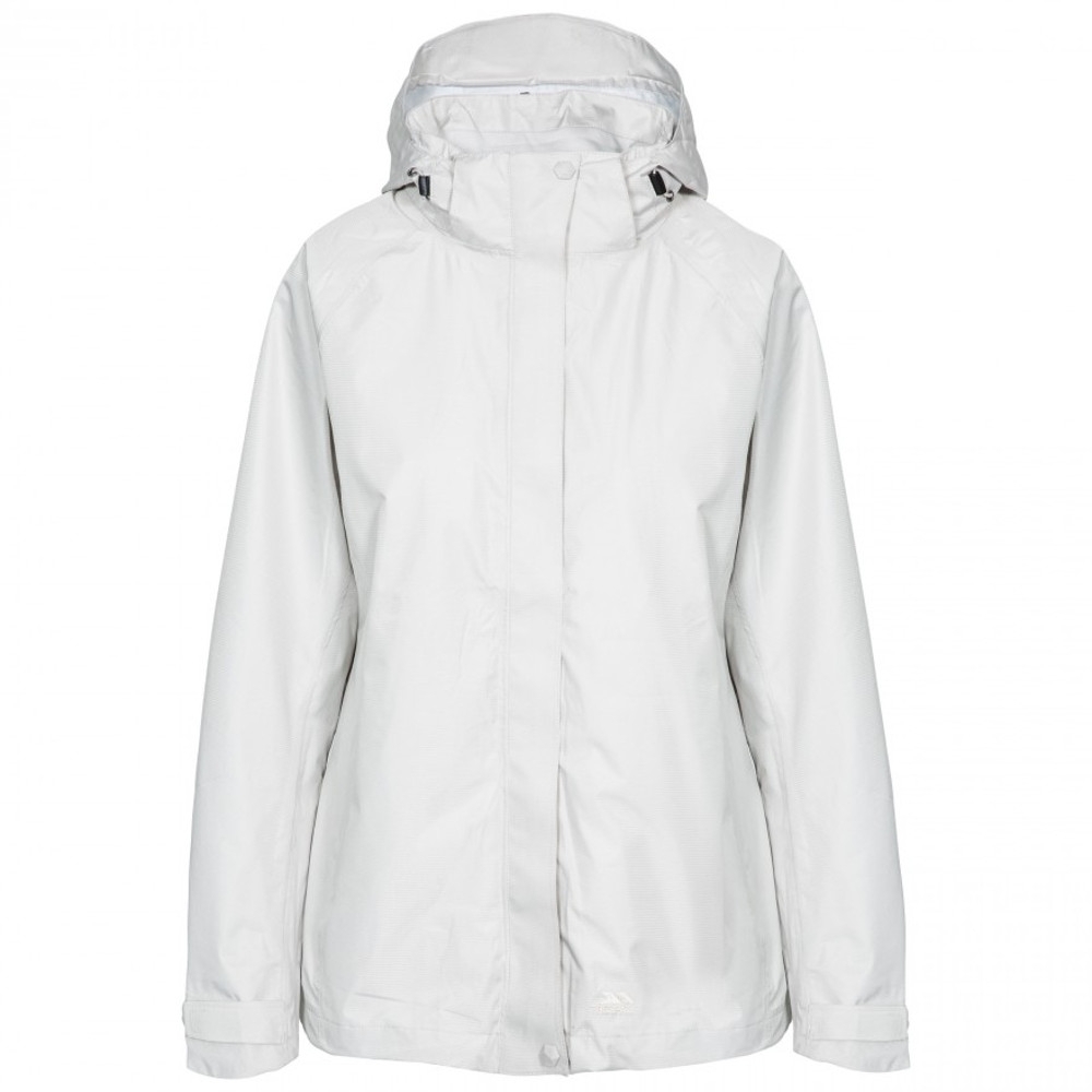 trespass white waterproof jacket