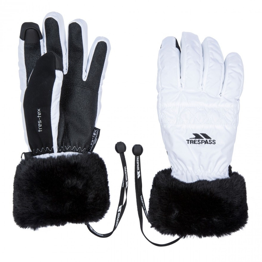 Trespass Womens Yanki Lightly Padded Winter Warm Gloves Small
