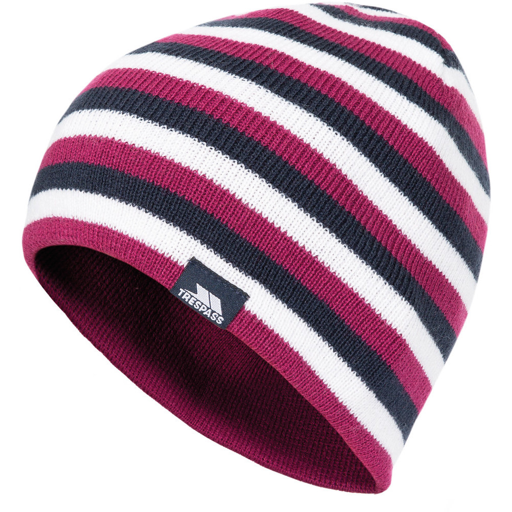 Product image of Trespass Boys Reagan Reversible Knitted Winter Beanie Hat 2-4 Years