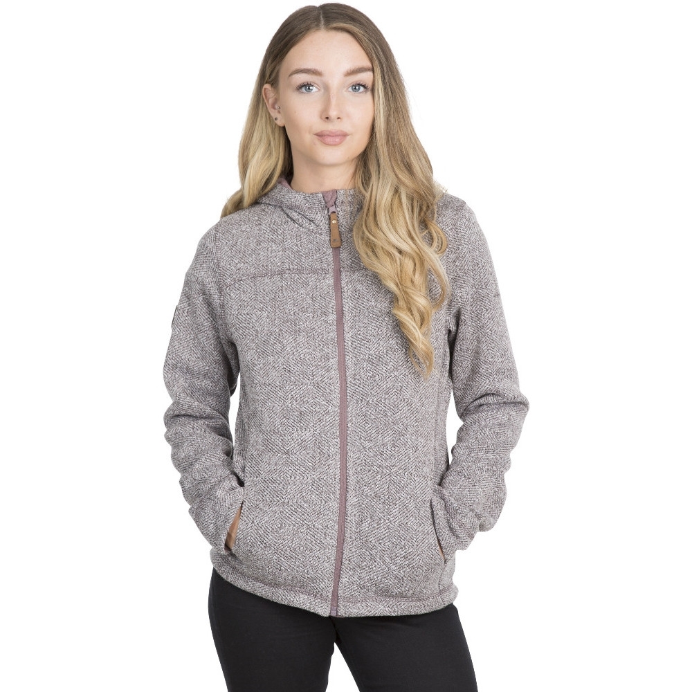 Trespass Womens Reserve Full Zip Hooded Fleece Jacket 16/XL