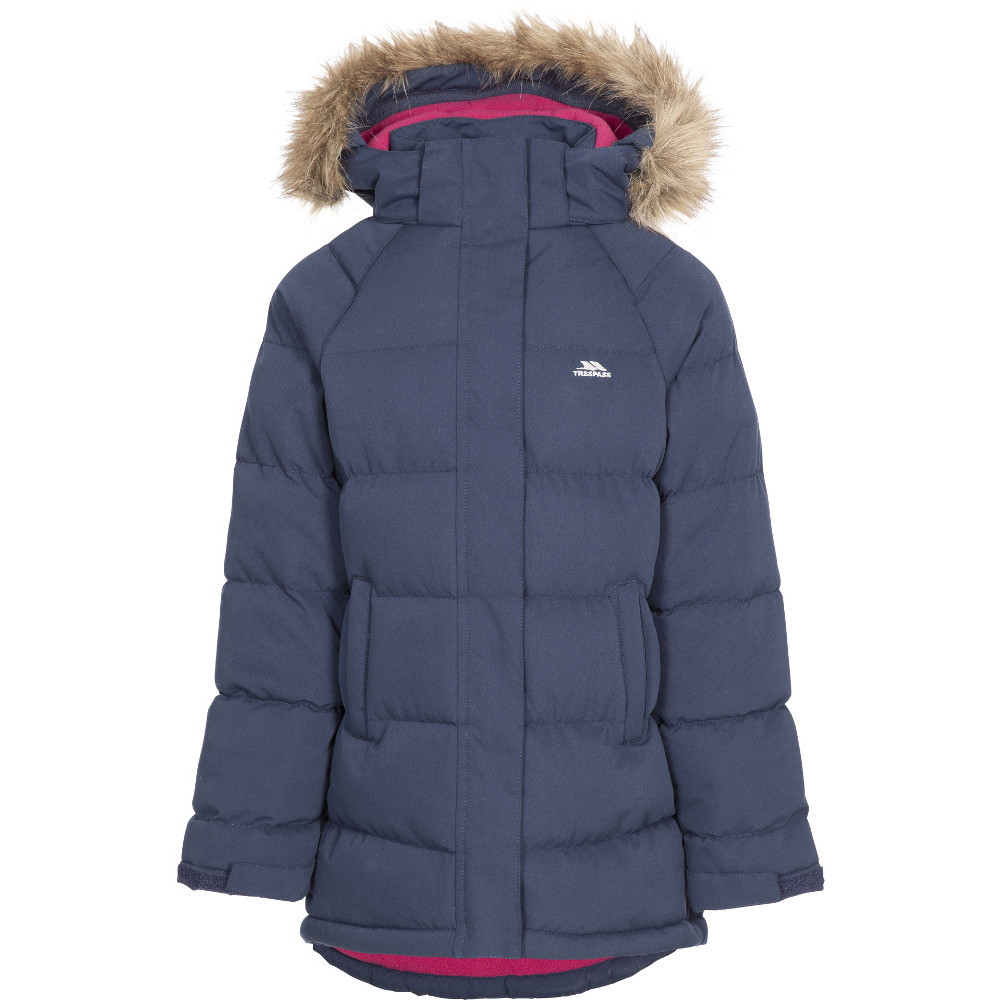Trespass Girls Unique TP50 Waterproof Quilted Parka Jacket 3 Years - Chest 22’, (56cm)