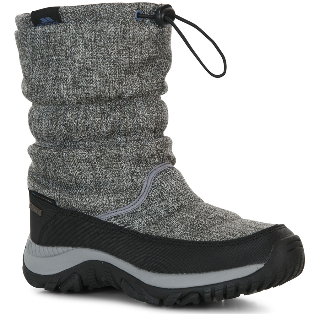 Trespass Womens Ashra Waterproof Fleece Lined Snow Boots UK Size 4 (EU 37)
