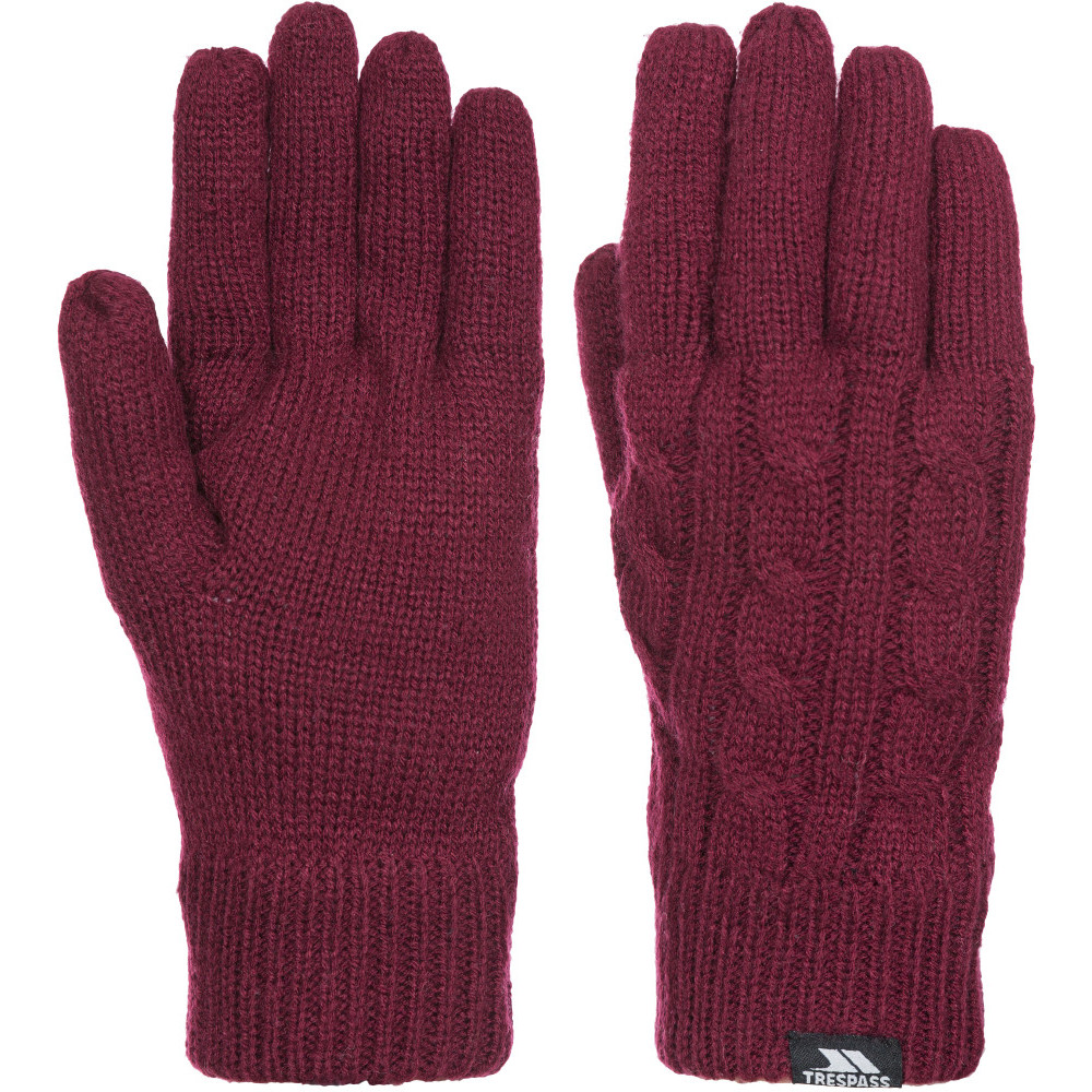 Product image of Trespass Womens Sutella Insulated Knitted Winter Gloves Large