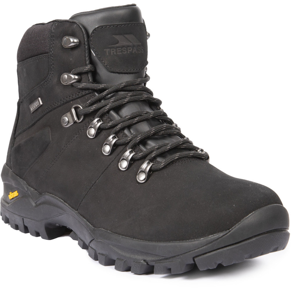 trespass leather walking boots