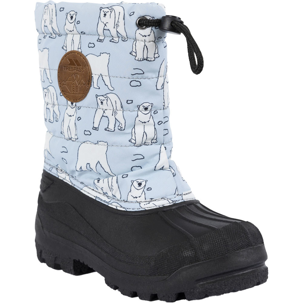 Trespass Girls Remy Insulated Winter Snow Boots UK Size 10 (EU 28, US 11)