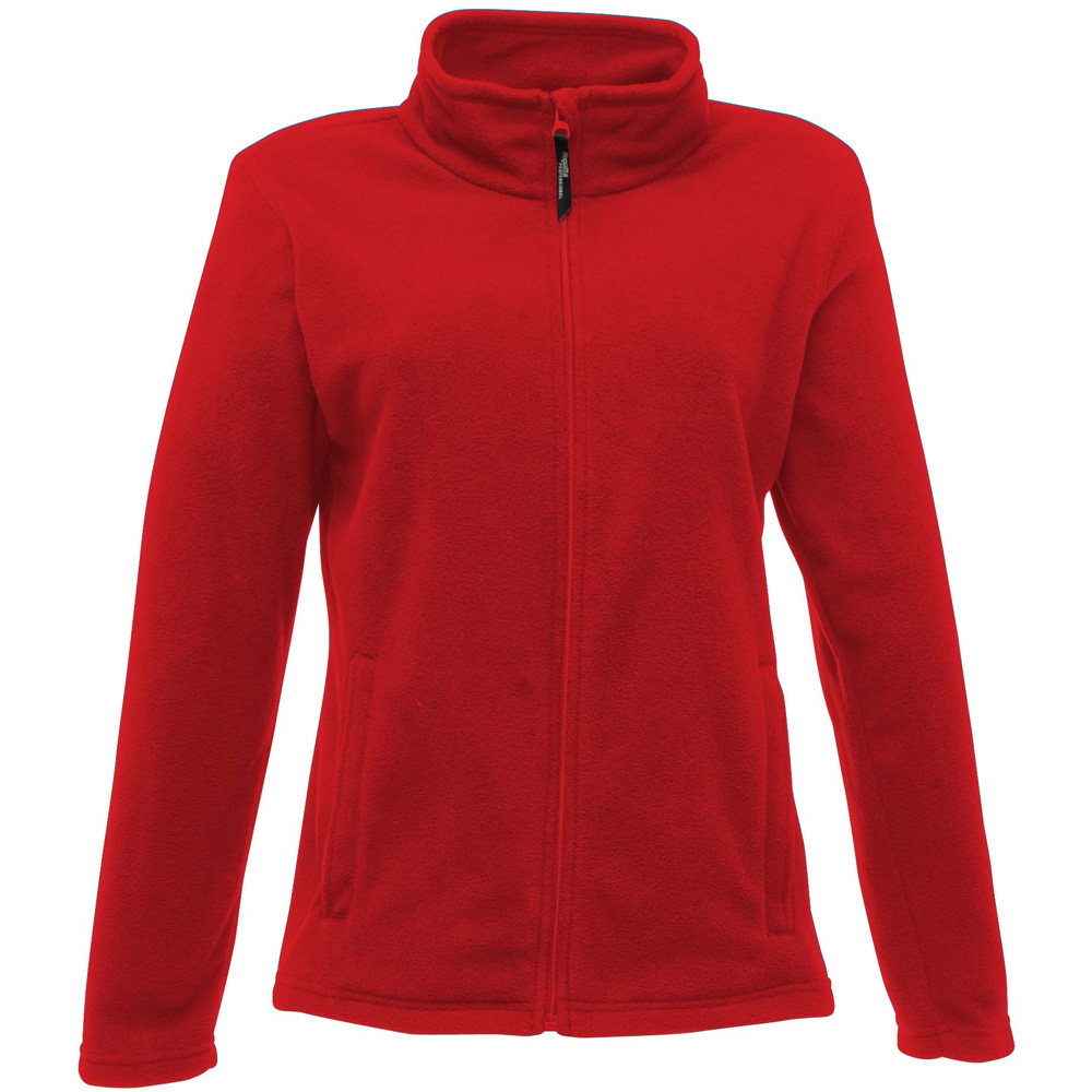 Regatta Ladies Micro Full Zip Fleece Jacket TRF565 Red