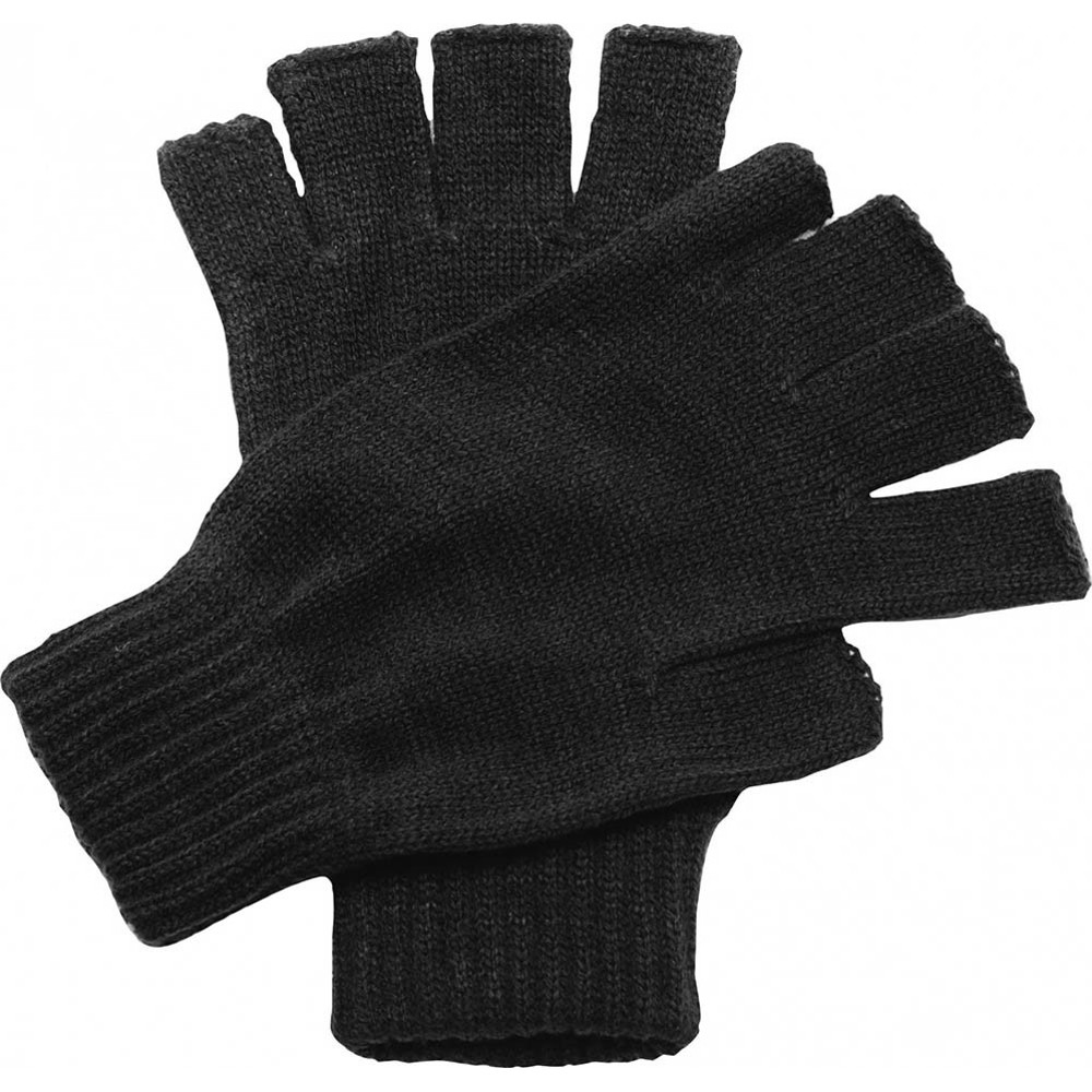 Product image of Regatta Professional Mens Fingerless Thermal Acrylic Knit Gloves One Size