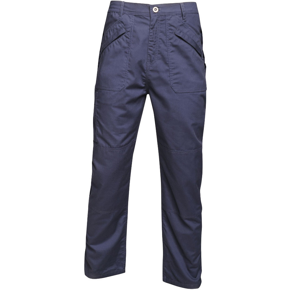 Regatta Mens Action Polycotton Water Repellent Work Trousers 36L - Waist 55’ (140cm), Inside Leg 33’