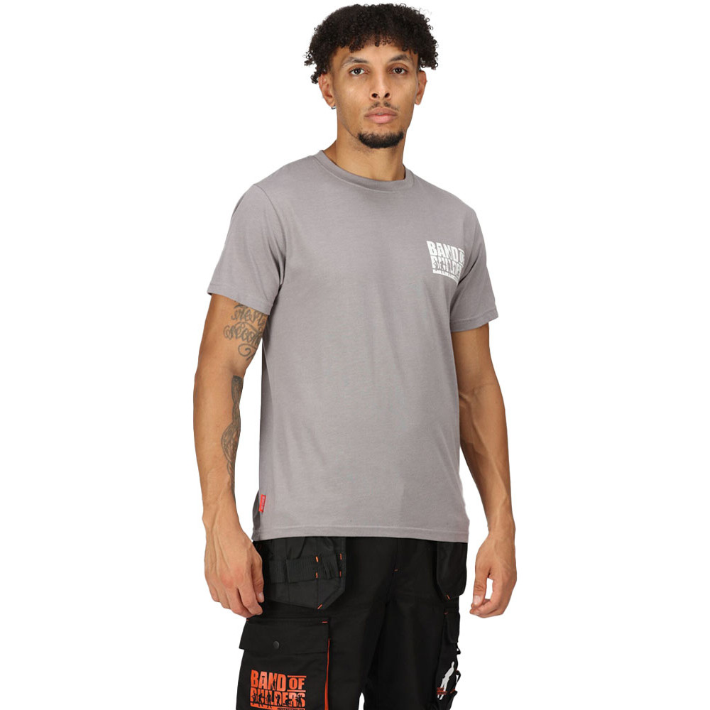Brand of Builders Mens Workwear Cotton T Shirt XXL- Chest 47’, (119cm)