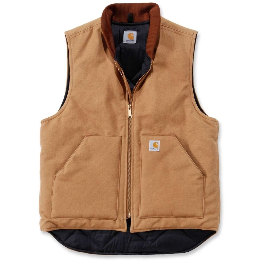 Carhartt Mens Arctic Insulated Nylon Lined Duck Shell Vest Jacket M - Chest 38-40’ (97-102cm)