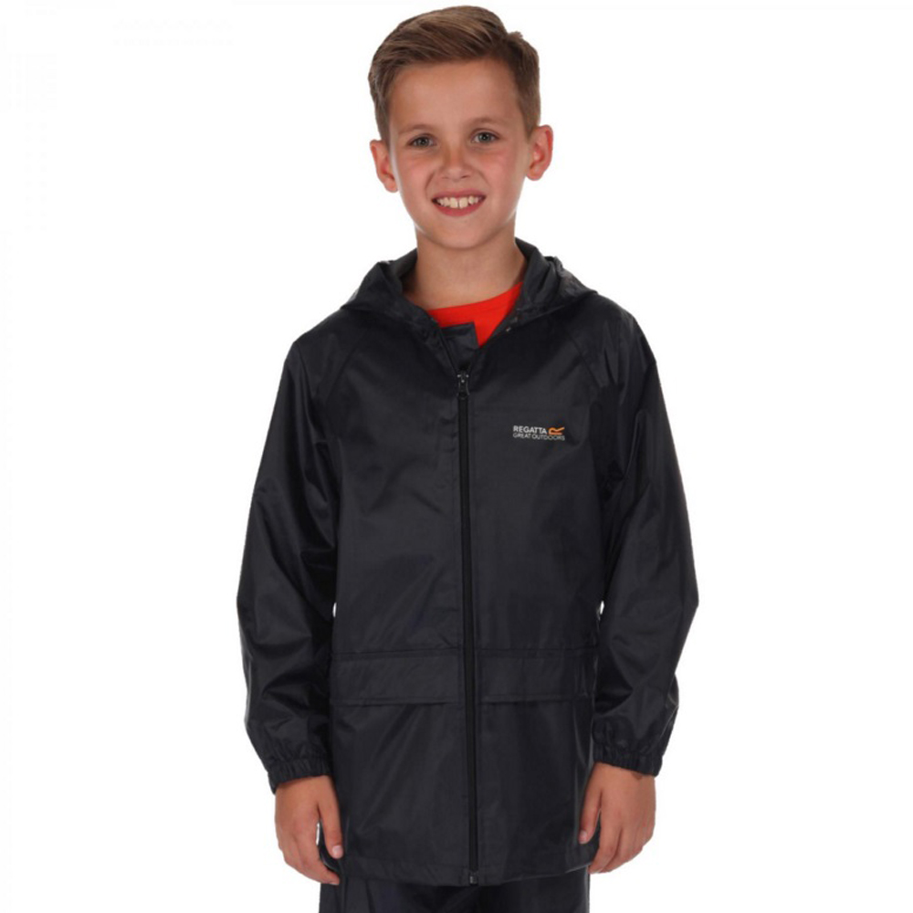 Regatta Boys & Girls Kids Stormbreak Waterproof Polyester Jacket 3-4 Years - Chest 55-57cm (Height 98-104cm)