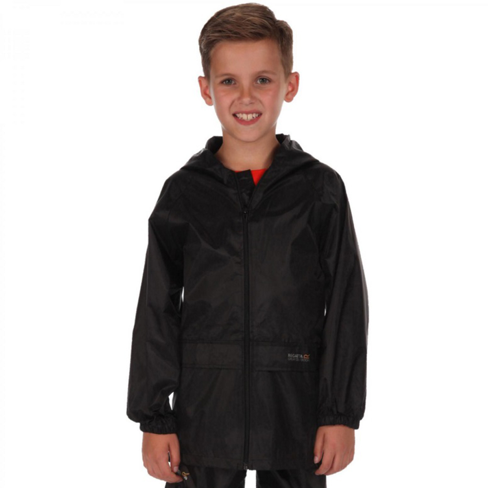 Regatta Boys & Girls Kids Stormbreak Waterproof Polyester Jacket 2 Years - Chest 53-55cm (Height 92-98cm)