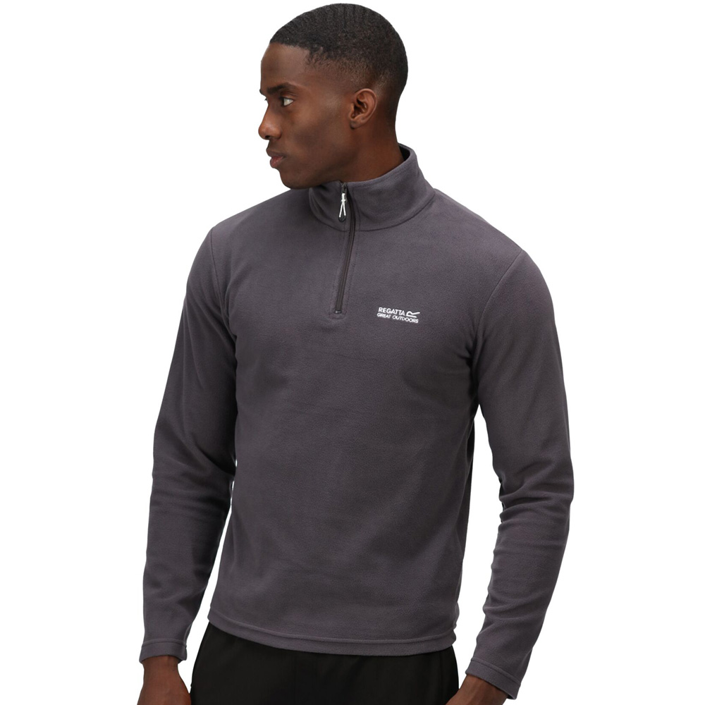 Regatta Mens Thompson Half Zip Light Thermal Anti Pill Fleece