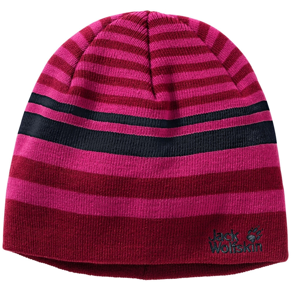 Product image of Jack Wolfskin Boys & Girls Cross Knit Warm Yarn Cap Beanie Hat M - Head 51-53cm