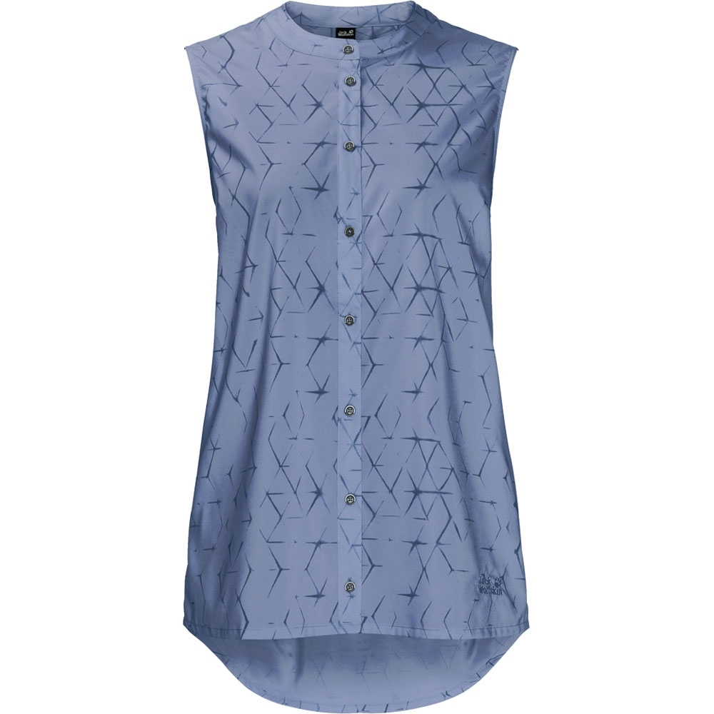 Jack Wolfskin Womens/Ladies Sonora Shibori Loose Sleeveless Shirt Top 6 - Bust 33’ (82-86cm)