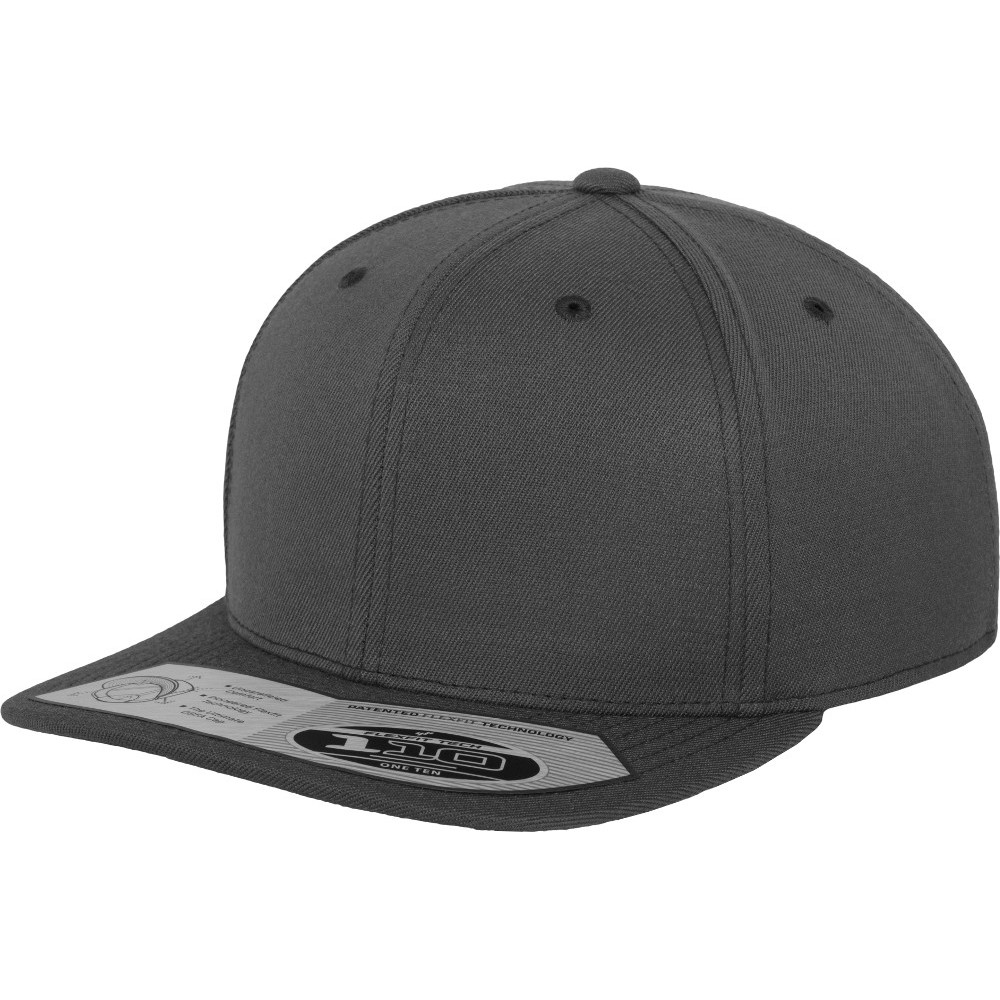 Flexfit by Yupoong Mens 110 Fitted Moisture Wicking Snapback Cap One Size