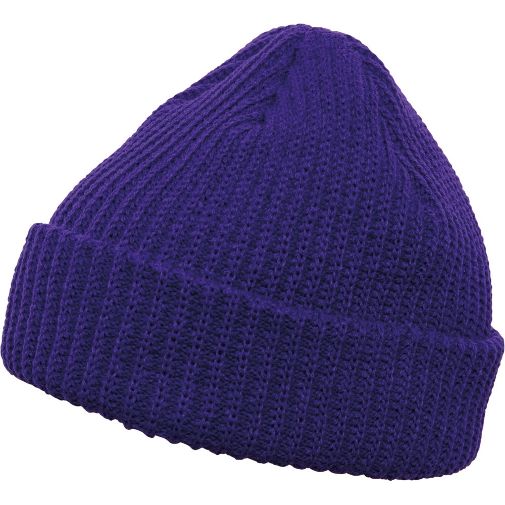 Flexfit by Yupoong Mens Rib Turnup Warm Beanie Hat One Size