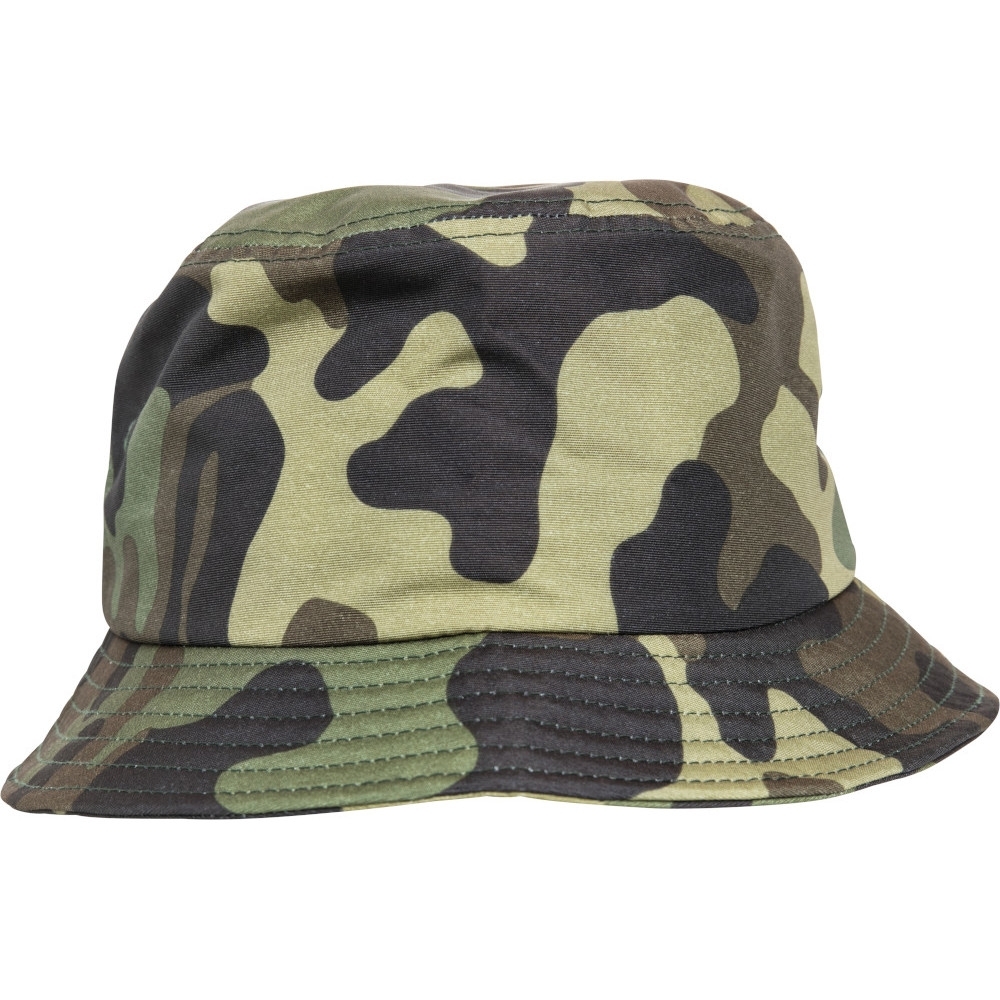 Flexfit by Yupoong Mens Camo Polyester Bucket Hat One Size