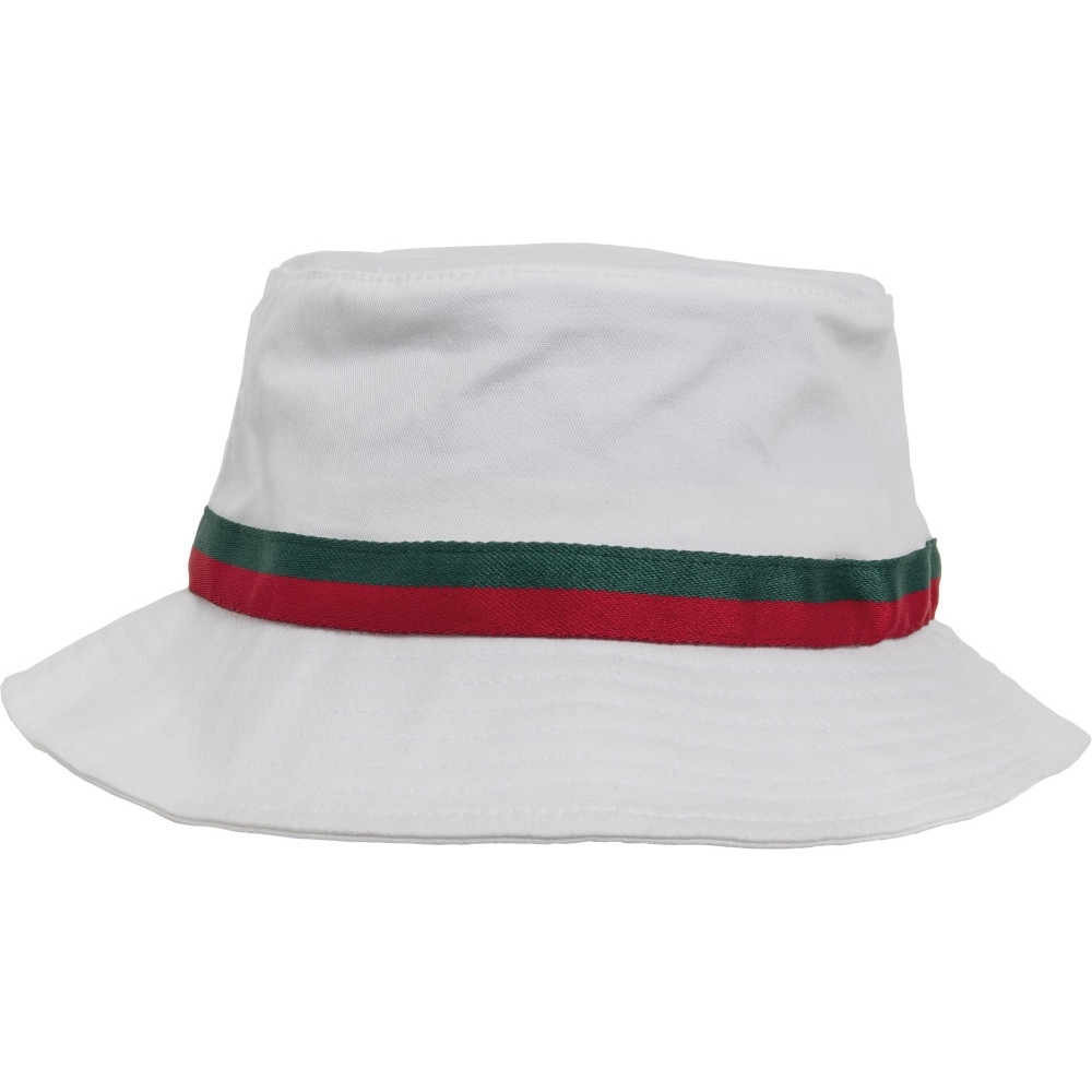 Flexfit by Yupoong Mens Stripe Fishing Bucket Hat One Size
