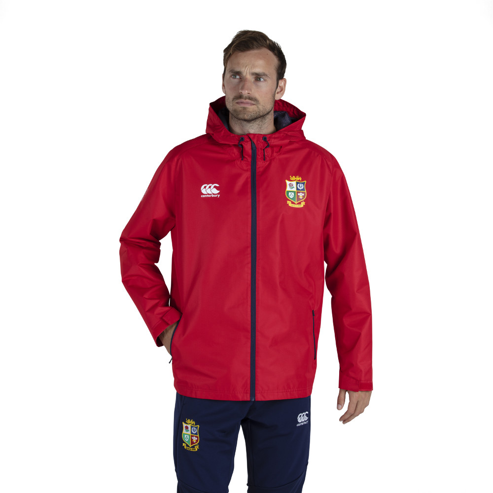 British Irish Lions Mens Water Repellent Sports Jacket Outdoor