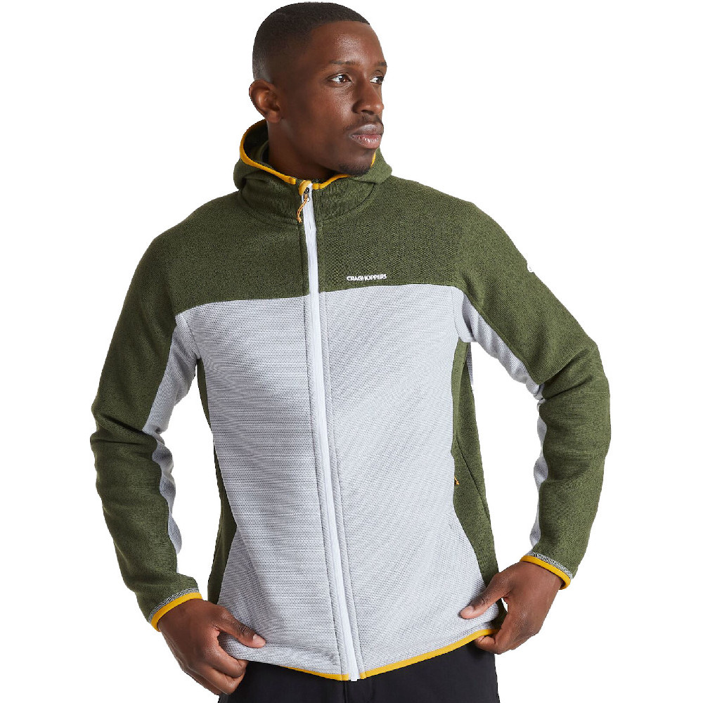 Craghoppers Mens Gregor Full Zip Hooded Softshell Jacket Outdoor