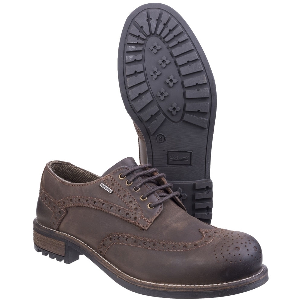 waterproof brogues