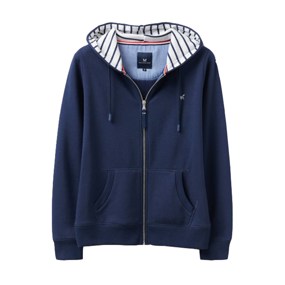 Crew Clothing Womens Heritage Classic Zip Through Hoodie