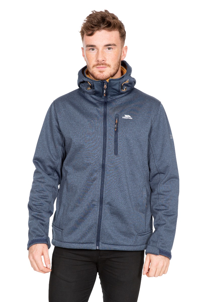 Trespass Mens Maynard Waterproof Windproof Breathable Softshell Jacket Outdoor Look